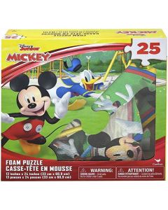 Spin Master Games Disney Mickey Foam Puzzle - 25 Pieces for Boys 3 years up