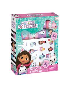Gabby's Dollhouse - Tattoos & Stickers For Kids 3 Years Up