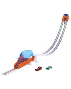 Hot Wheels Drop Race Jump Track Set for Boys 3 years up