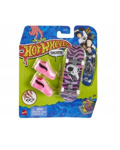 Hot Wheels Skate Tony Hawk Collector Set Fingerboard Plus Shoes Assortment (Pink) for Boys 5 years up