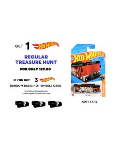 Buy 3 Random Basic Cars Hot Wheels and Get Regular T-Hunt Ain't Fare Toys for Boys 3 Years up