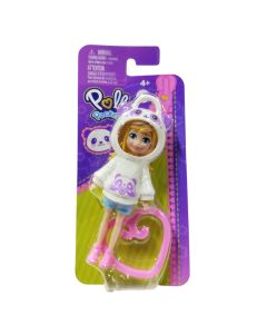 Polly Pocket Clip-on Mini Dolls Hoodie Buddies Assortment - Panda For Girls 3 years up