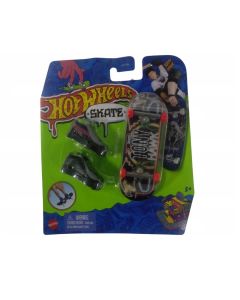 Hot Wheels Skate Tony Hawk Collector Set Fingerboard Plus Shoes Assortment (Black) for Boys 5 years up