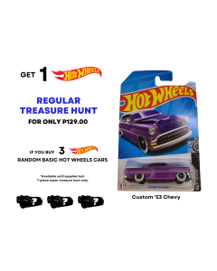 Buy 3 Random Basic Cars Hot Wheels and Get 1 Regular T-Hunt Custom '53 Chevy