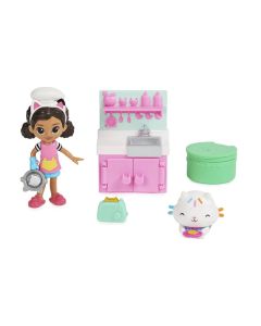 Gabby's Dollhouse Cat-tivity Pack - Lunch and Munch Toys For Girls Ages 3 and Up
