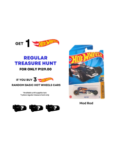 Buy 3 Random Basic Cars Hot Wheels and Get Regular T-hunt Mod Rod Toys for Boys 3 Years up