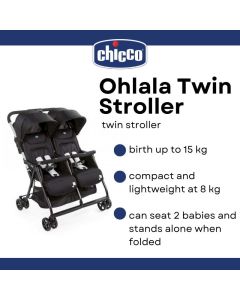Chicco Ohlala Twin Stroller