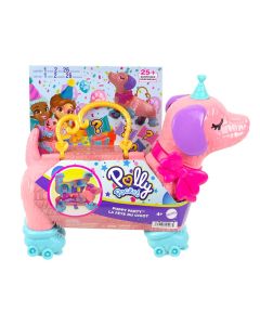 Polly Pocket Sparkle Cove Adventure Dolls Puppy Party Playset with Accessories For Kids 4 Years Up
