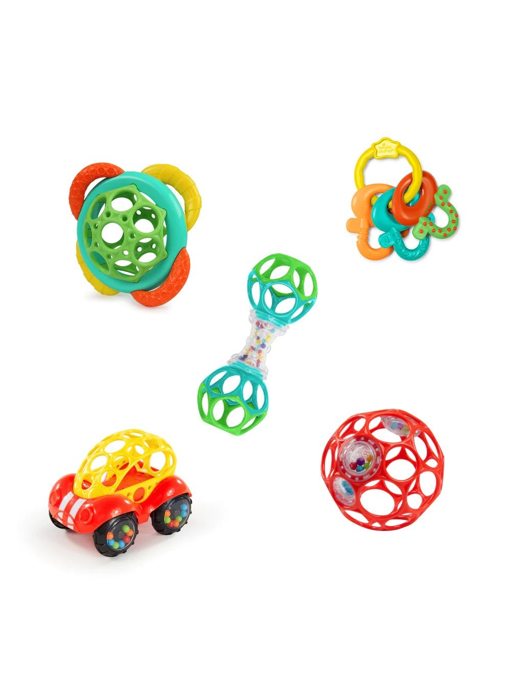 Buy Colorful 5 Pieces Baby Rattles Set Online In Pakistan At