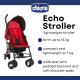Chicco Echo Stroller With Bumper Bar (Garnet)