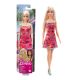 Barbie Basic Doll Blonde Pink Dress For Girls 3 Years And Up