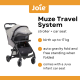 Joie Muze Lx Travel System with Juva (Gray Flannel)