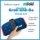 Mifold Comfort Grab-and-Go Booster Ocean Blue Gray