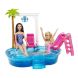 Barbie Glam Pool and Slide with Chairs and other Accessories for Girls 3 years up