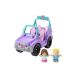 Fisher-Price Little People Barbie Toy Car Beach Cruiser with Music Sounds and 2 Figures for Ages 18 Months up