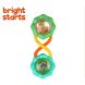 Bright Starts Rattle and Shake Barbell, Baby Rattle Toys for Ages 3 Months Up