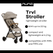 Nuna Trvl Stroller with Rain Cover  & Travel Bag - Hazelwood
