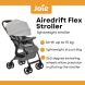 Joie Airedrift Flex Stroller with Rain Cover - Oyster
