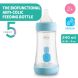 Chicco Perfect5 Baby Feeding Bottle 240ml For 2m+  (Blue)