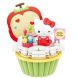 Keeppley Sanrio Cupcake Series - Hello Kitty Apple Cupcake Building Block Toys for Girls 6 Years up
