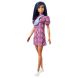 Barbie Fashionista Doll Original #143 - Brunette Doll With Dress & Waist Bag for Girls 3 years up
