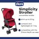 Chicco Simplicity Complete Stroller - Scarlet